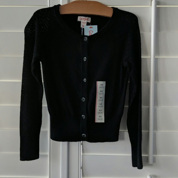 Cat & Jack Other - Black Knit Cardigan